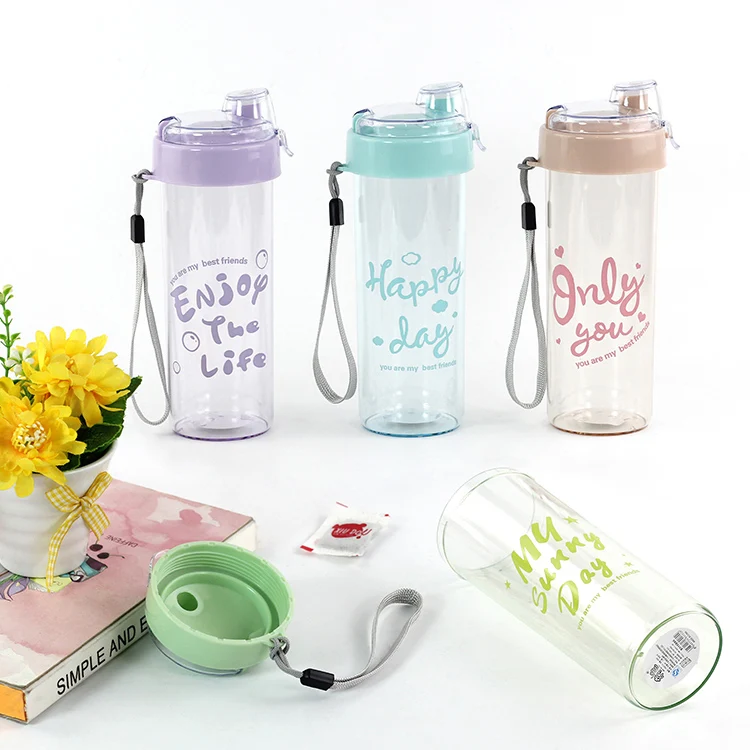 Free sample brief sport life fitness plastic water bottle for outdoor use