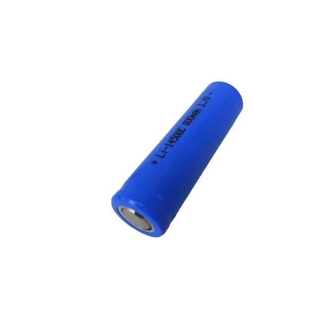 Rechargeable round 3.7v icr 14500 li-ion rechargeable battery for touch light