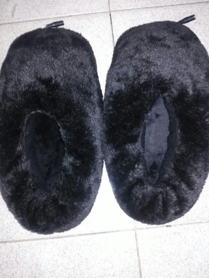 USB warm shoes electric heating slipper