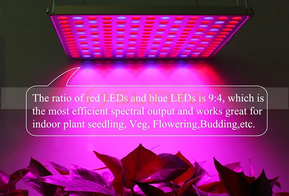 45W Full Spectrum Led Plant Lamp AC85~265V Hydroponics Flower Panel Grow Light