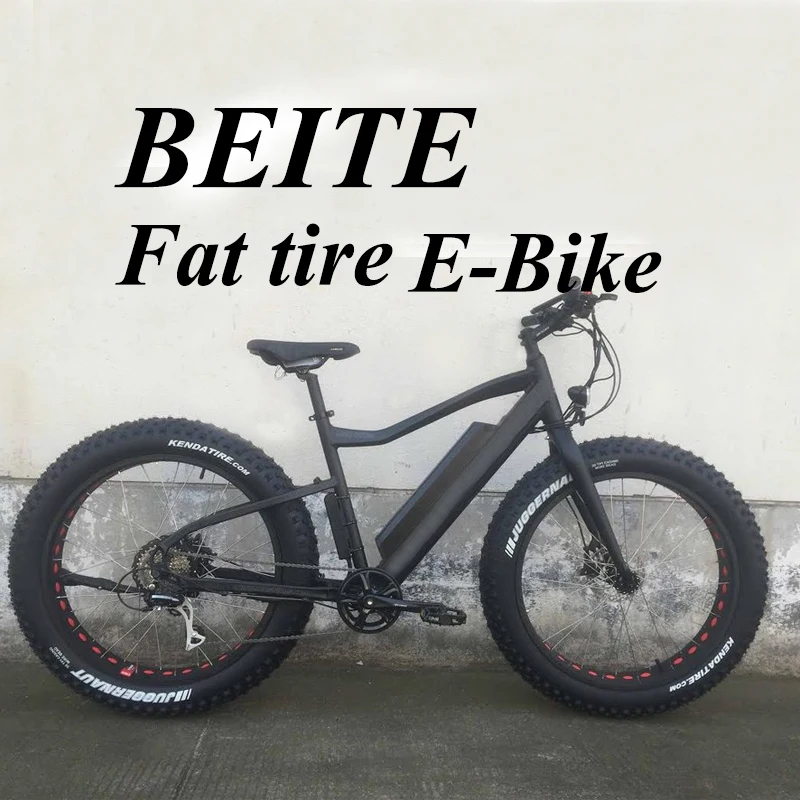 Style Fat Tyre Electric Bike USA Lithium Battery 1:1 48V Rear Hub Motor Aluminum Alloy 15 Kva Lithium Battery for Solar System