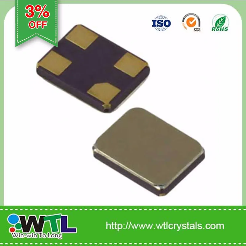 Passive Component 1.6X1.2mm SMD XTAL Quartz Seam Sealed Ceramic