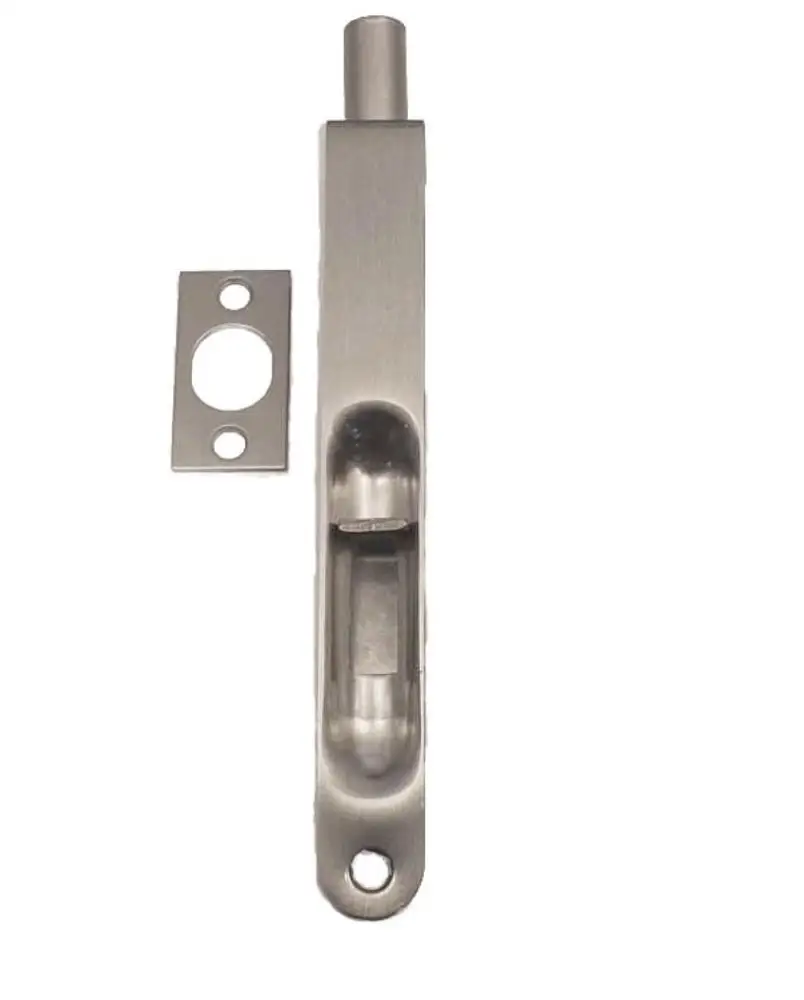 Американский Стандартный металлический стальной дверной утапливающий болт с закругленными краями