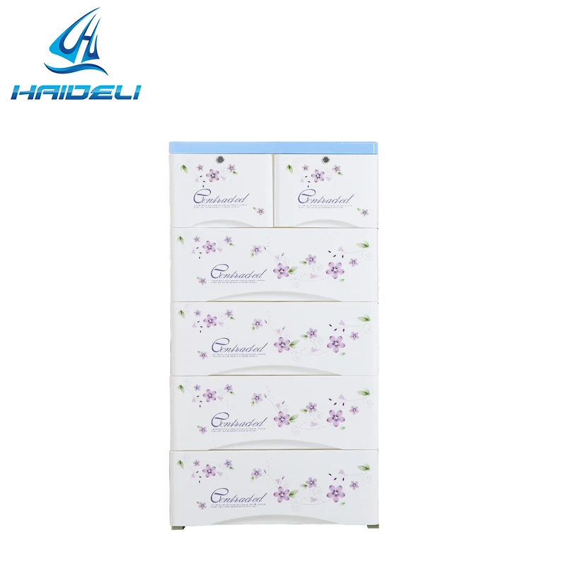 Storage Cabinet 5 Baby Plastic Drawer