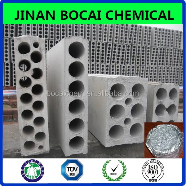 Water Aluminum Paste for AAC Block Light Beton Gas Added Brick Cellular Light Concrete