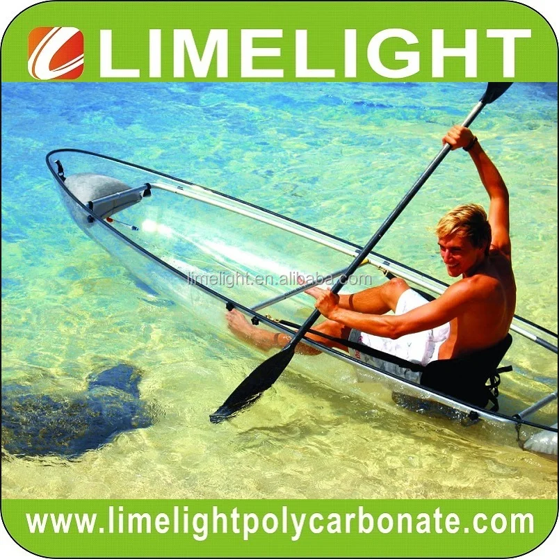 transparent kayak clear bottom kayak crystal canoe clear bottom boat polycarbonate canoe kayak