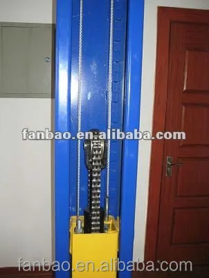 Double cylinder gantry hydraulic lift auto hoist car elevator vehicle lifter with CE approved Shanghai Fanbao QJY3.8-G