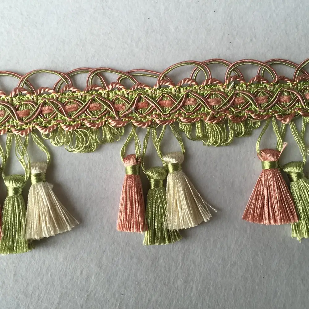 
High quality curtain decorative tassel fringe 