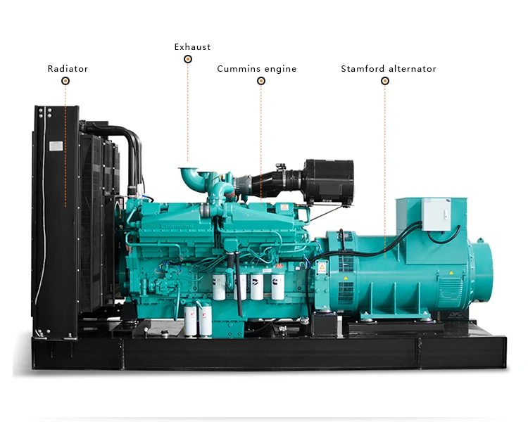 Silent Type 60 HZ 920KW Diesel Generator Set  With Engine Cummins KTA38-G4 For Venezuela Use
