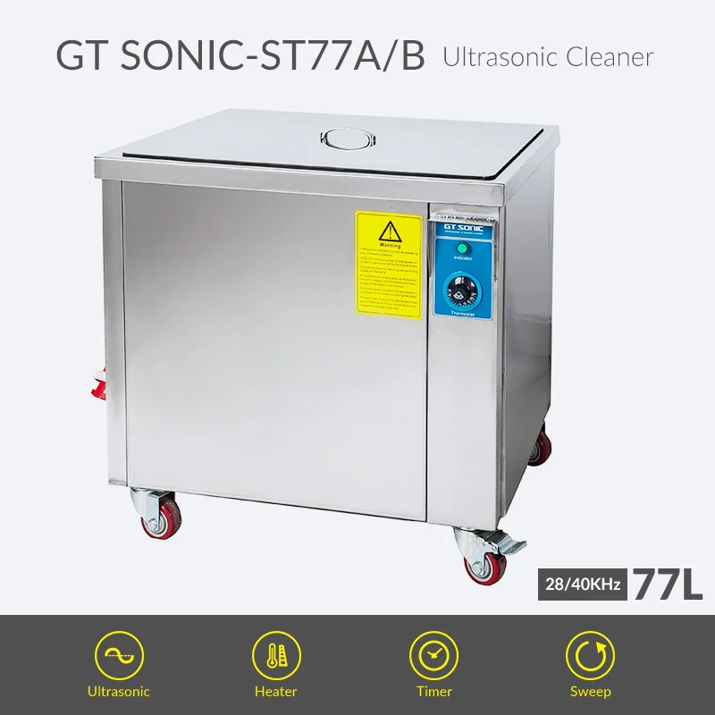 77L 28Khz 40Khz 3Kw Utensil Ultrasonic Cleaning Machine Ultsonic Cleaner Ultrasound Cleaner For Engine