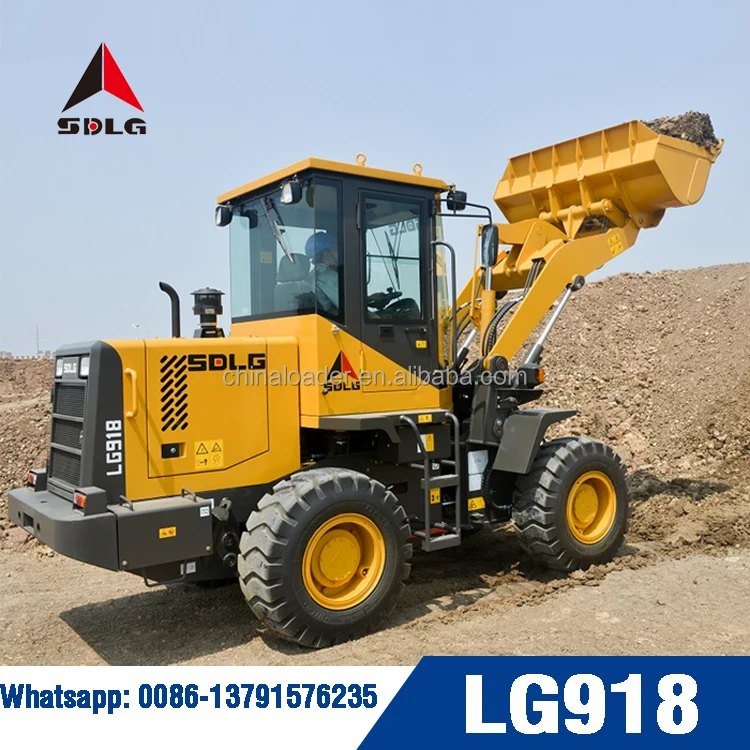 SDLG LG918 Wheel loader 1.8ton 1.0m3 bucket pilot control a/c cabin SDLG LG918