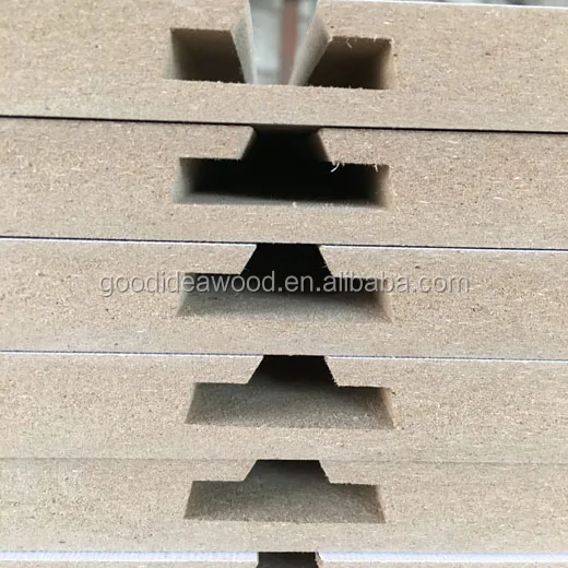 
Slot MDF Board/High quality slot melamine board 