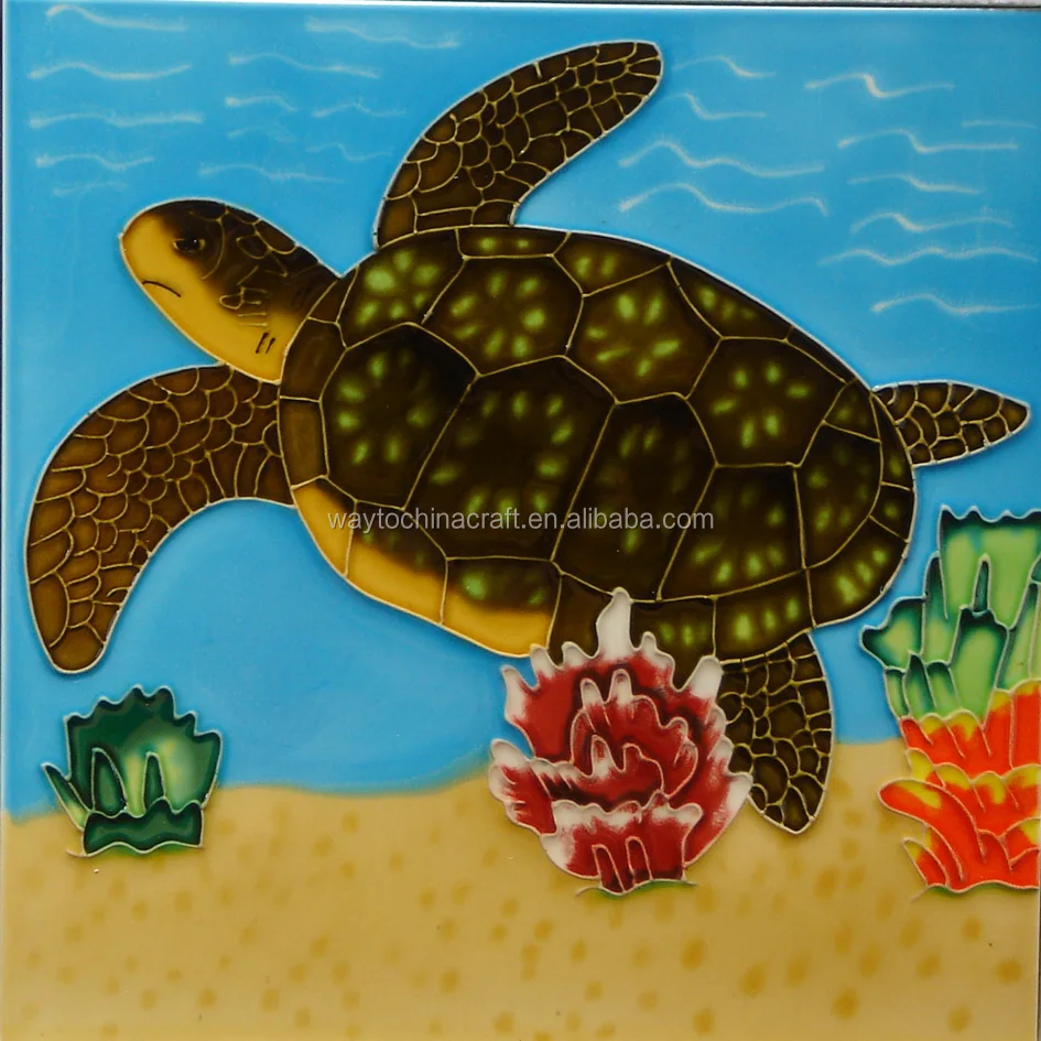Hand Painted Ceramic Tile Picture