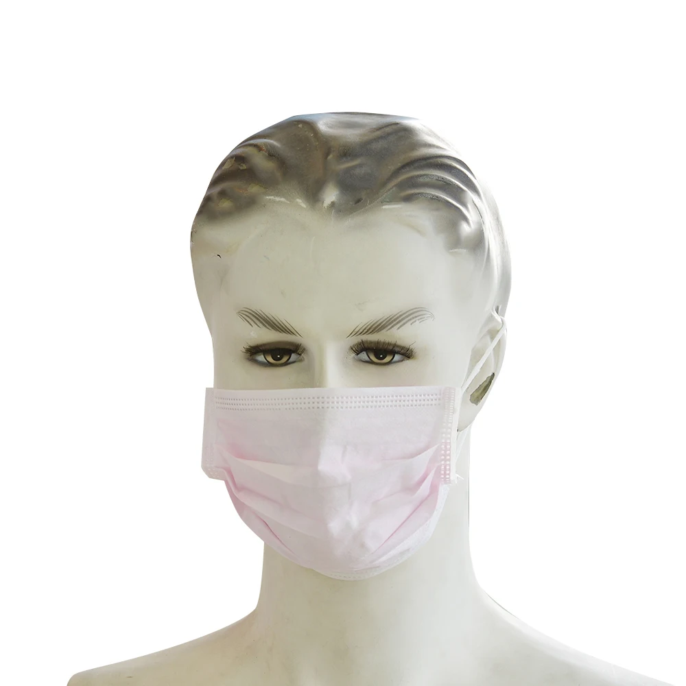 DM005 3-Ply Flat Style Disposable Non woven Adult Mask Breathable Protective Face Cover Face Masks
