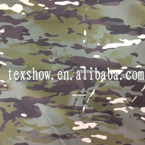 94% polyester 6% spandex camouflage 4 WAY stretchable ripstop fabric