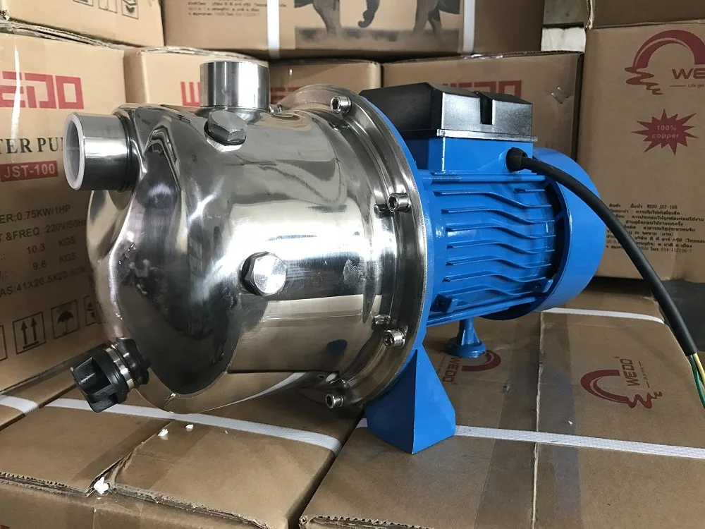  WEDO 0.5hp 1HP 1 horsepower single phase Stainless steel SELF-PRIMING irrigation water pump