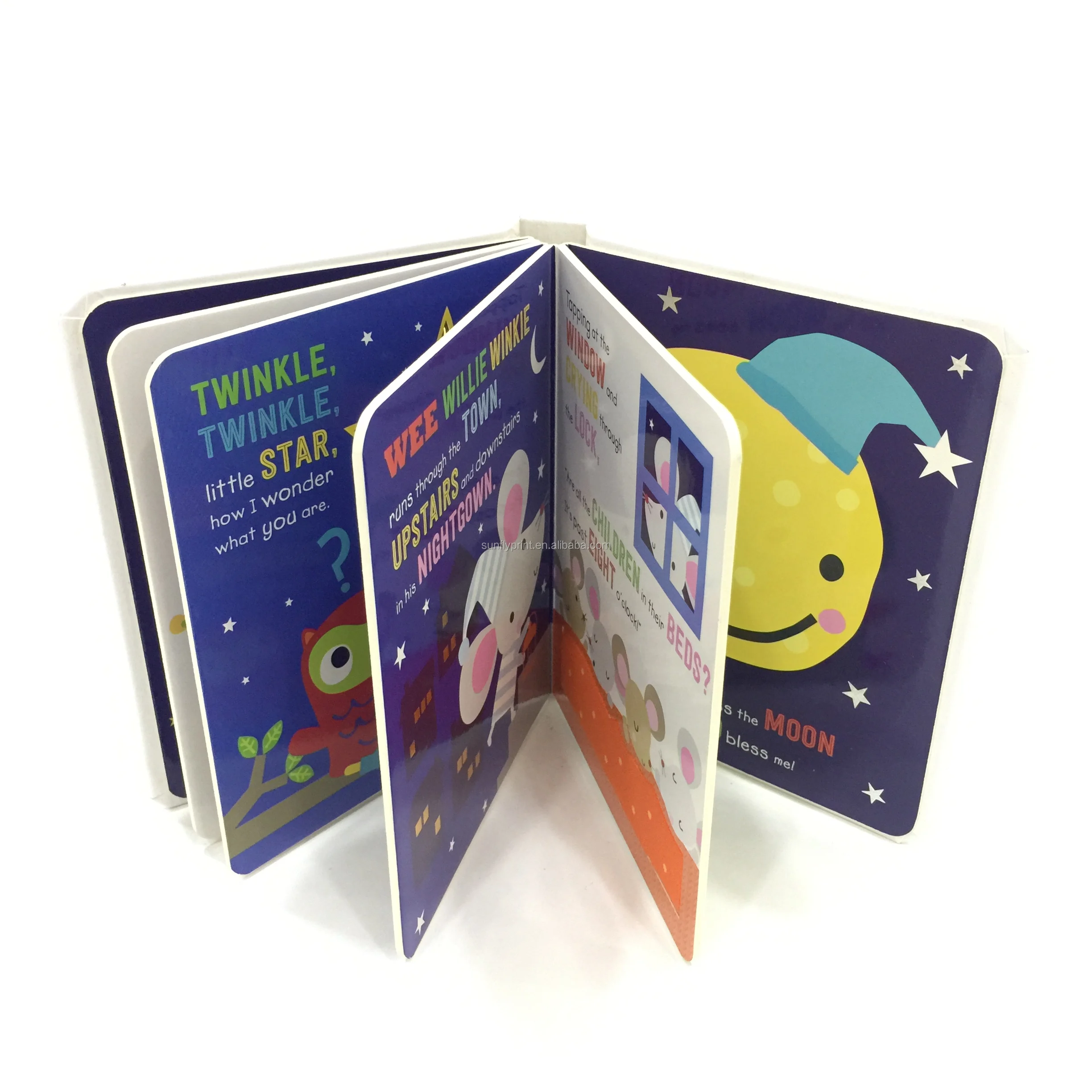 High Quality Paper Printing Services Cheap Comic Printing Kids Cardboard Book with packing box