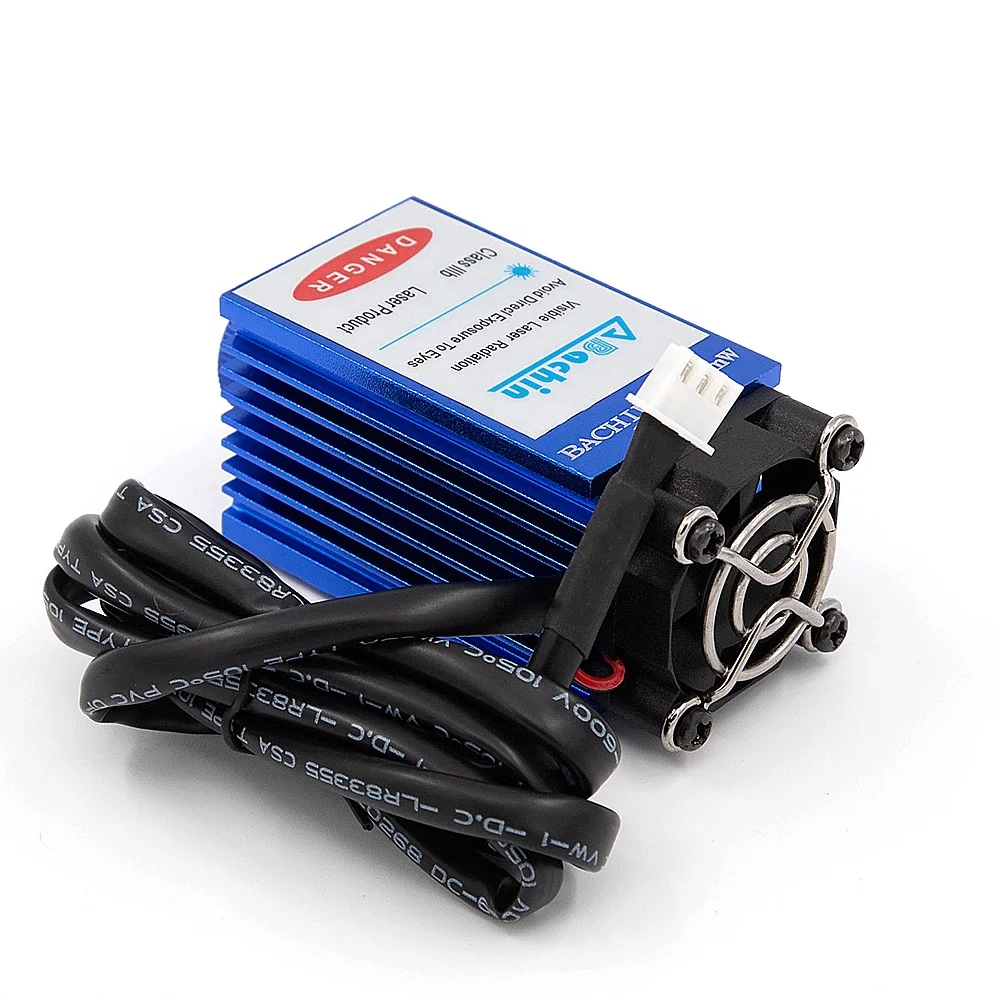 BACHIN hot sell mini  diode laser 500mW focusable blue module 405nm for laser  engraving carving machine