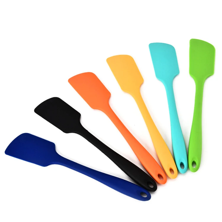 NEW cooking tool 11 inch long handle silicone spatula heat resistant kitchen silicon spatula