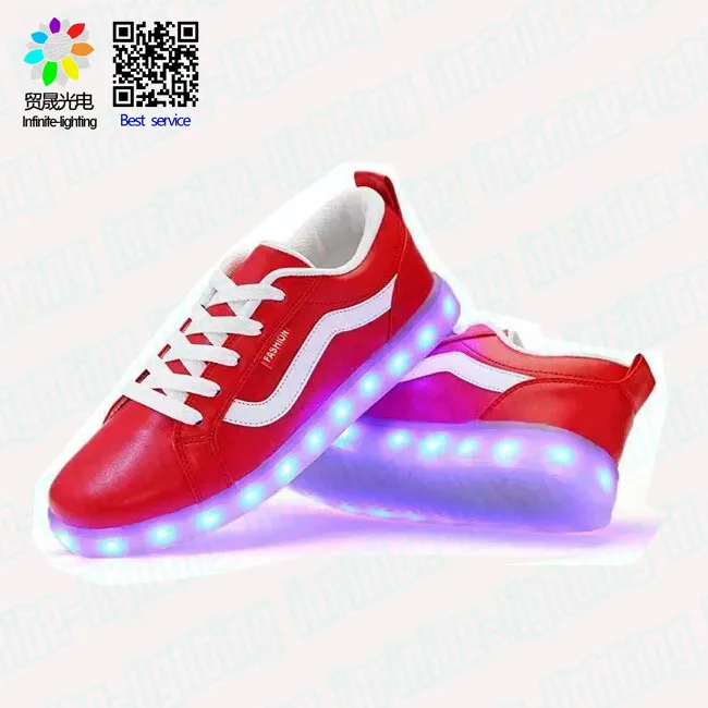 Hot Selling led light sneaker shoes, latest Fashion led sneaker, led shoes young men and women couple light shoes