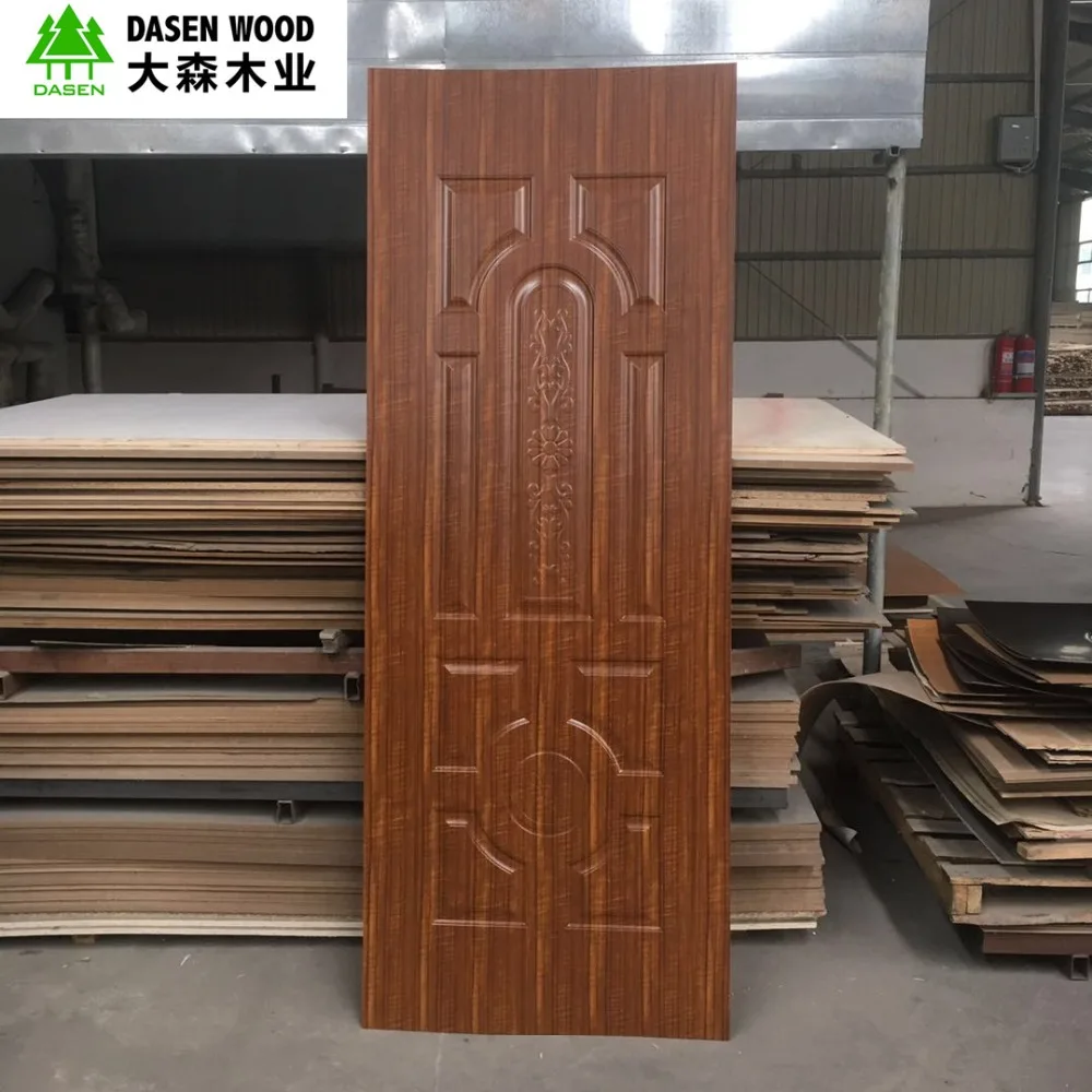 Cheap price 3mm sell well pvc/ melamine/ white primer/ veneer mould door skin
