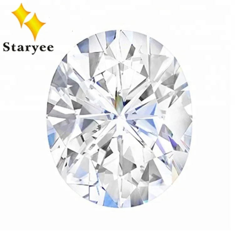 
1 to 9 Carat VVS DEF Color Charles Colvard Forever One Oval Brilliant Cut Moissanite Loose Wholesale, Colorless Moissanite 