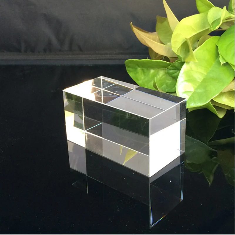 Wholesale k9 glass lasing trophy block clear 3d laser etched crystal cube engraved wholesale decorative glass blocks