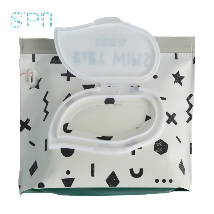 
Organic Printed Pouch Alcohol-Free Baby Sanitizing bag wet Wipes antibacterial wet tissue oem baby wipes 