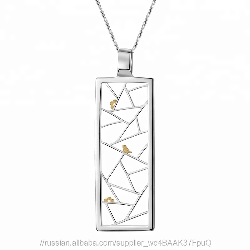 Восточный элемент пользовательского серебряный кулон ожерелье