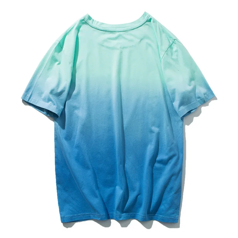  Футболка Dip dye из 100% хлопка 2019 американская уличная одежда модный