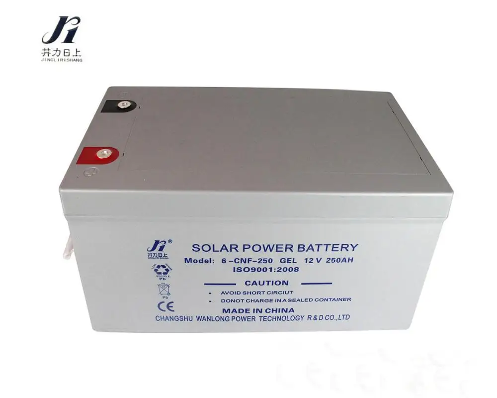 Перезаряжаемая солнечная батарея глубокого цикла 12 в 250 Ач