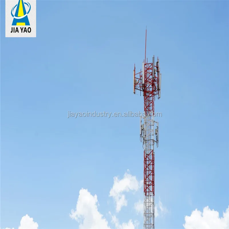 4 ноги радио gsm 4g беспроводная антенна микроволновый радар угол стальная коммуникационная башня