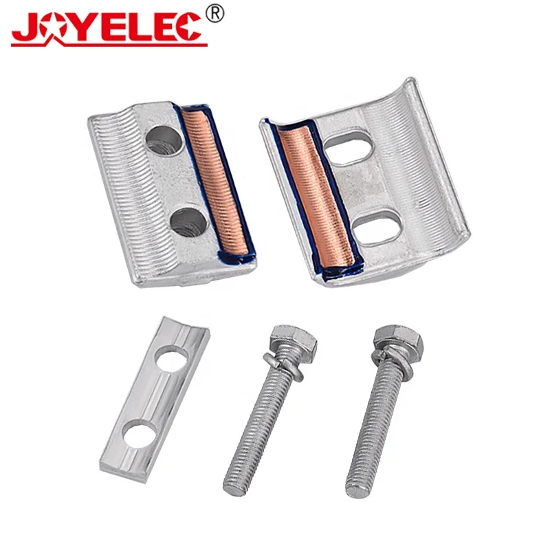 JOYELEC 220V-240V 48*48*48 мм 0-99CAPG медный Алюминиевый зажим с параллельной канавкой PG для соединителя кабеля CAPG-B2 двойных болтов