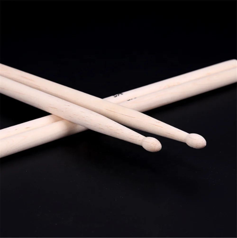 High Quality 5A Maple Drum Sticks with Wood Tip Drum Set Accessories Percussion Instrument