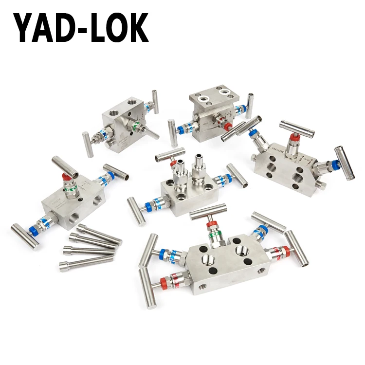 
YAD-LOK 6000PSI Needle Valve Three valve manifold 
