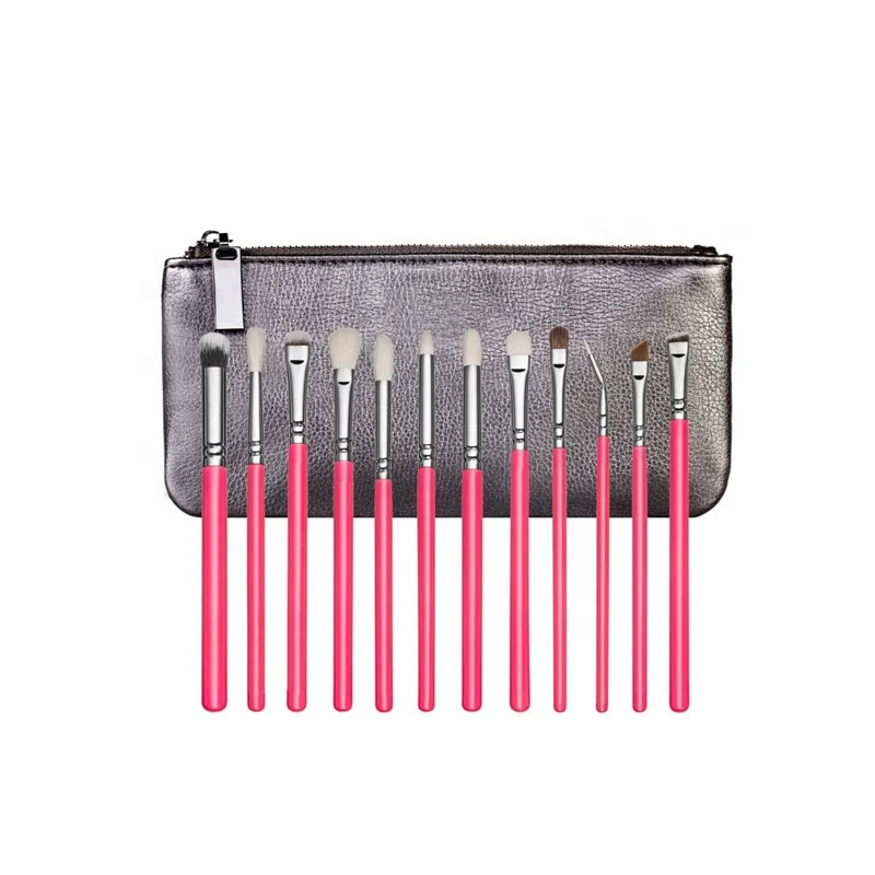 High Quality wholesale Professional custom synthetic hair private label cosmetic makeup brushes set case