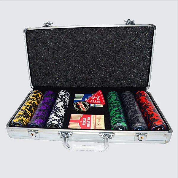 custom Slap-up silver aluminum poker chip case RZ-SPC-021