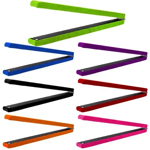 
Faux Suede 7ft Long Folding Gymnastics Training Balance Beam Multiple Colors for Choice 