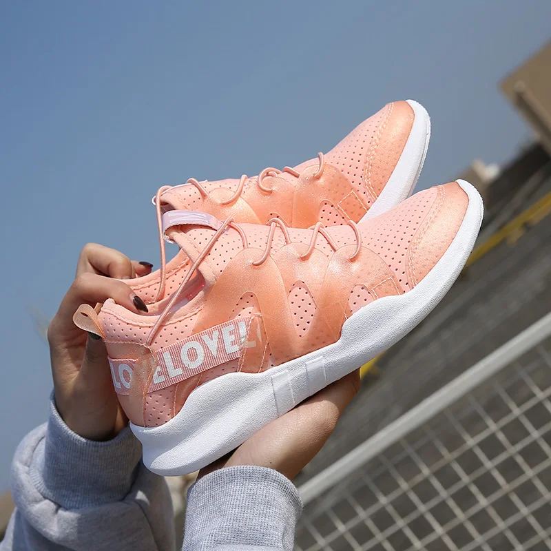
Factory Price Shoe and Clothes Air Running Women Sports Shoes Wholesale Women Light Color Casual Sneakers Stylish Lady Shoes EVA 