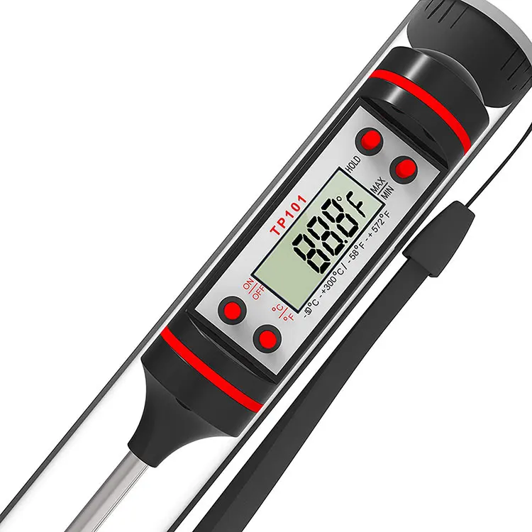 mini lcd instant read digital handheld kitchen cooking meat food thermometer
