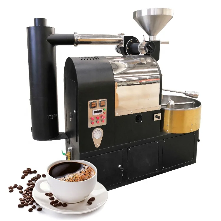 
coffee beans roaster equipment gas and electric heating coffee roaster 