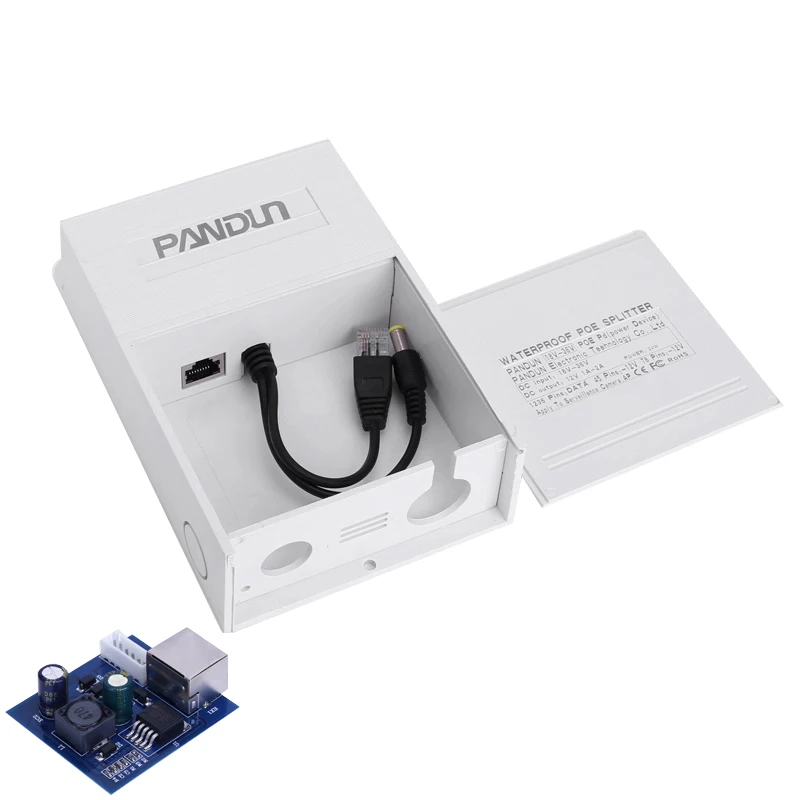 CCTV Monitor camera waterproof box POE Splitter module separator Integrated power type no-standard 24V 24v power supply
