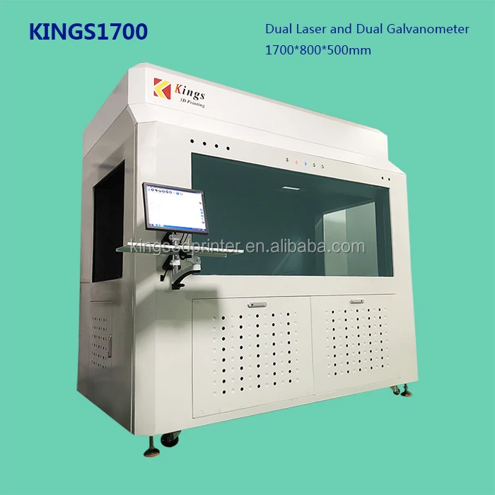 1700*800*500mm big size sla 3d printer automobile industry liquid photopolymer resin KINGS 1700