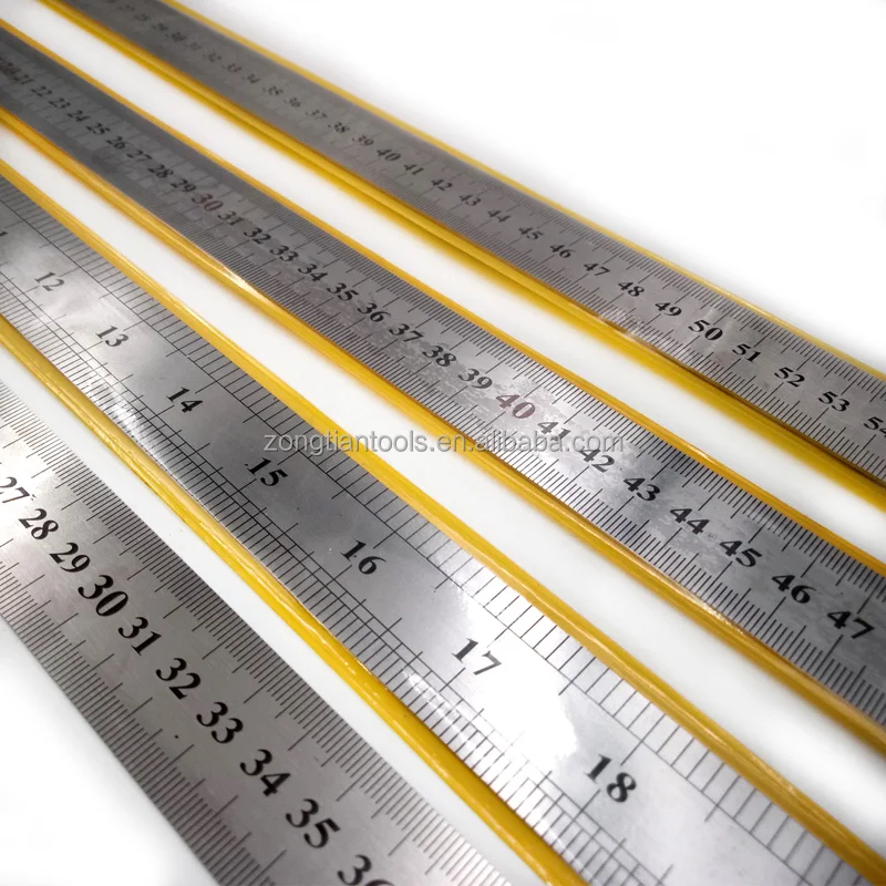 Custom Metal Stainless Steel Straight Ruler 150-2000mm Thicken Ruler