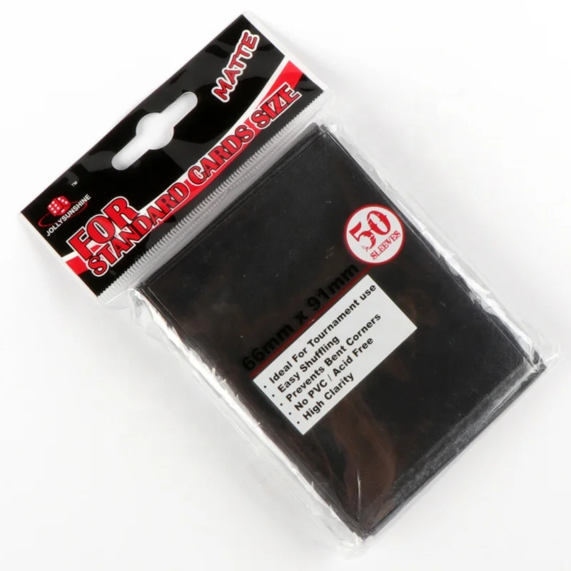 Wholesale Black Trading Card Sleeves For Mtg From Dongguan Factory