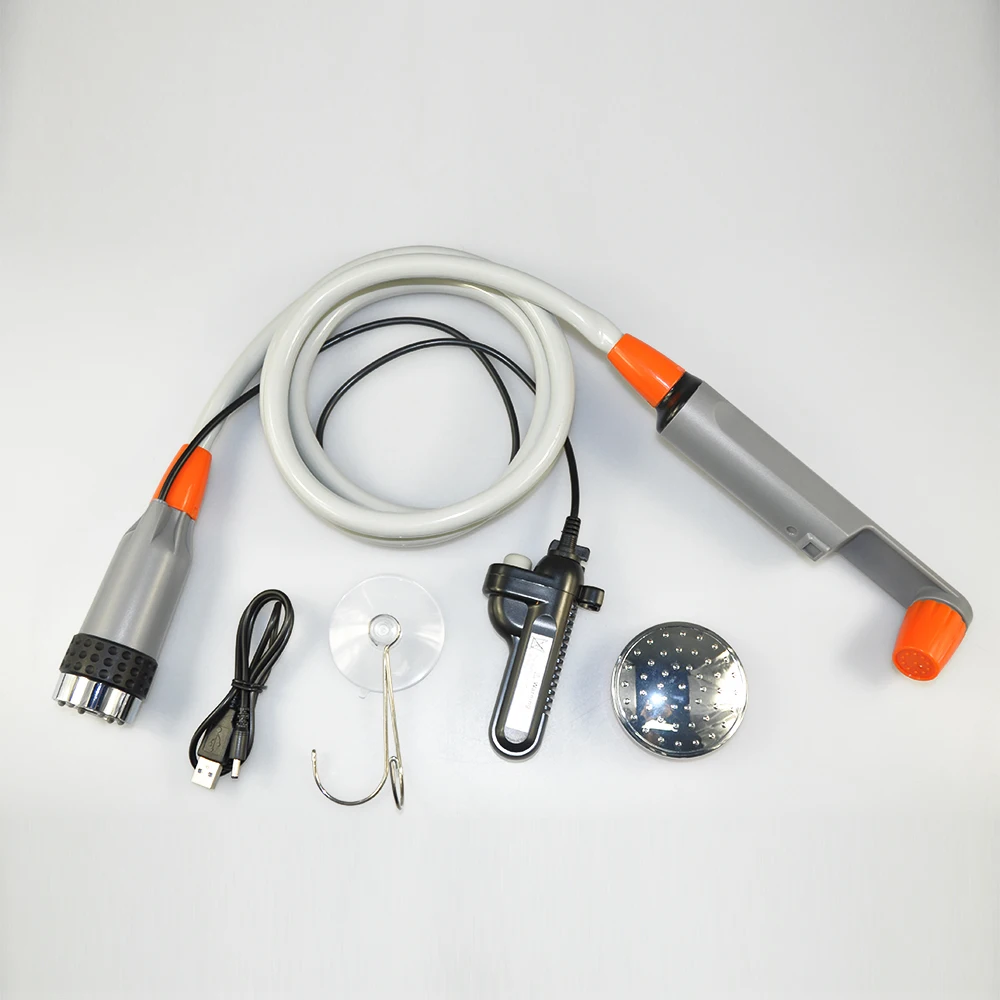 Smart outdoor shower sprayer with rechargeable battery powered , pet shower , flowers watering kit best price for sales