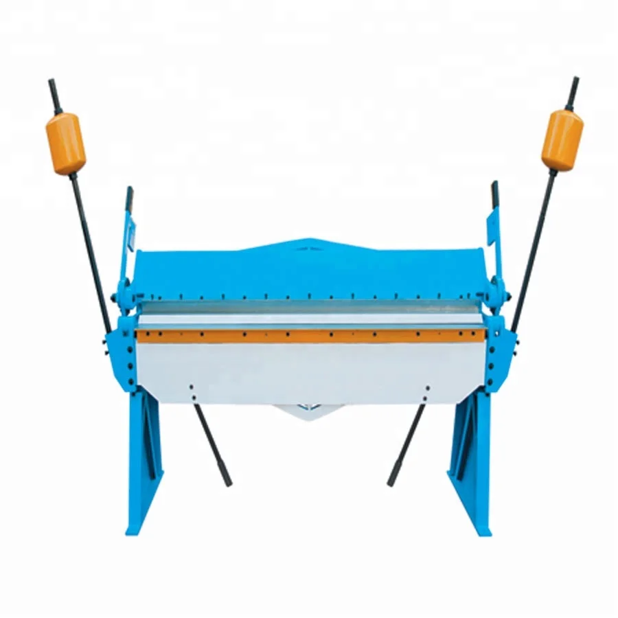 Hand Operated manual segment blade Pan and Box bending Machine and small press brake