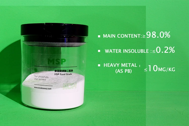 Monosodium Phosphate (MSP) NAH2PO4 cas no 231-448-7 PH regulator buffering agent 7558-80-7 factory supply