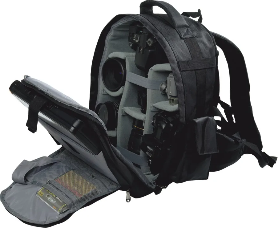 waterproof shockproof dslr camera backpack with laptop