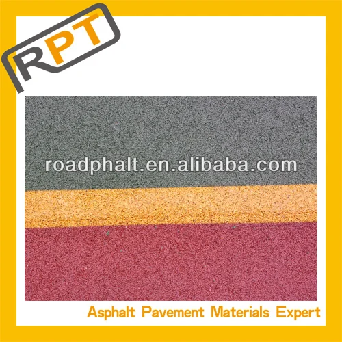 cold colored mixture bitumen to road